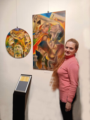 Paola Imposimato in the Studio