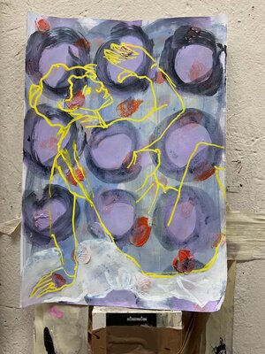 Susana Infurna Buscarino in the Studio