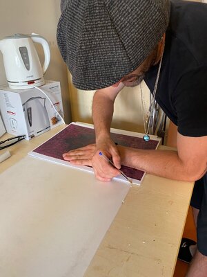 Murad Akbarli in the Studio: Progress in studio. Opole, Poland 2024