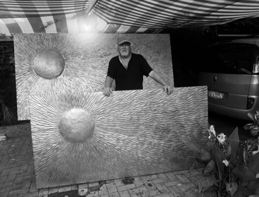 Guglielmo Ferraiola in the Studio