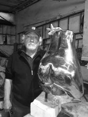 Guglielmo Ferraiola in the Studio