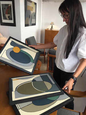 Tatiana Lebedev in the Studio: Atelier a Paris