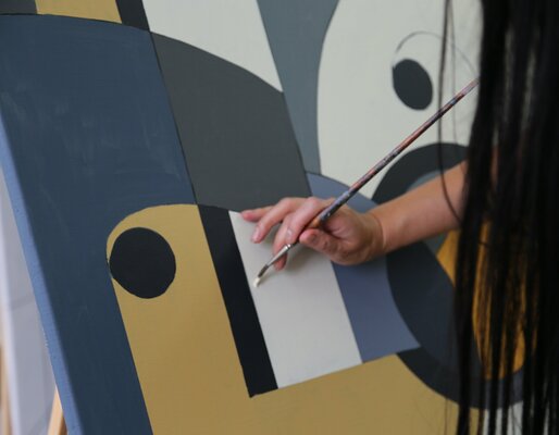 Tatiana Lebedev in the Studio: Au travail
