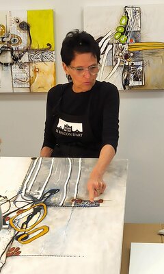 Sylvie Cloutier in the Studio: En donnant une conférence sur mon travail...et une démo !!!!!!