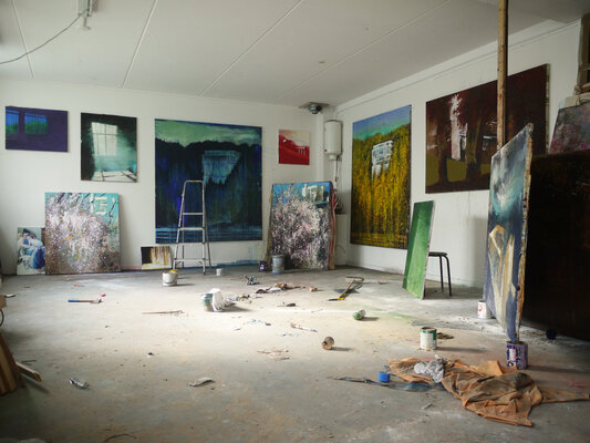 Riemer Den Ouden in the Studio
