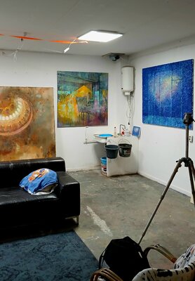 Riemer Den Ouden in the Studio