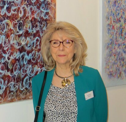 Andrée Cazin in the Studio: Sur un lieu d'exposition  Bella'Z'art Paris