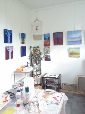 Andrée Cazin in the Studio: Mon atelier