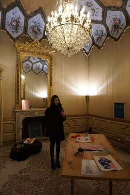 Antonio Lucarelli in the Studio: Villa Tittoni Desio
