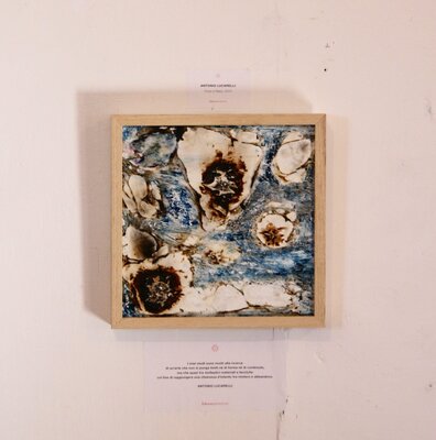 Antonio Lucarelli in the Studio: Un mio quadro esposto a Castel dell'ovo