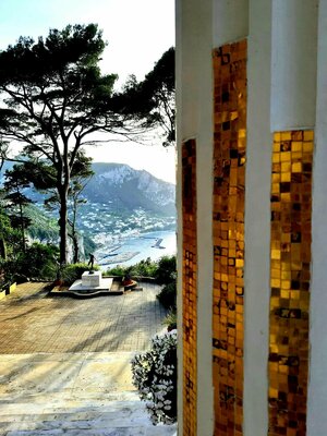 Antonio Lucarelli in the Studio: Villa Lysis Capri