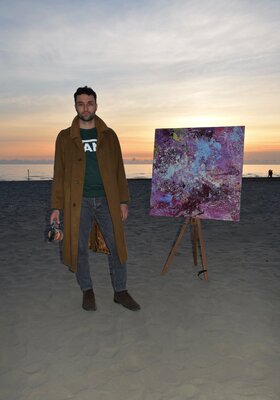Antonio Lucarelli in the Studio