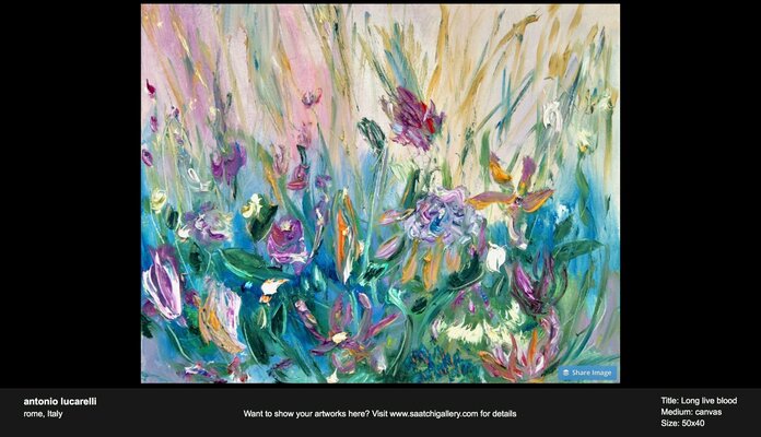 Antonio Lucarelli in the Studio: Selezionato per Saatchi Gallery