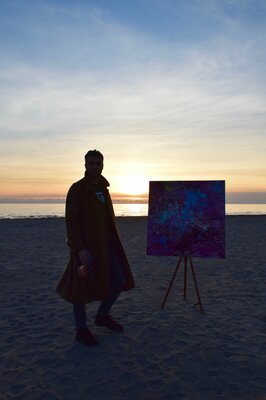 Antonio Lucarelli in the Studio