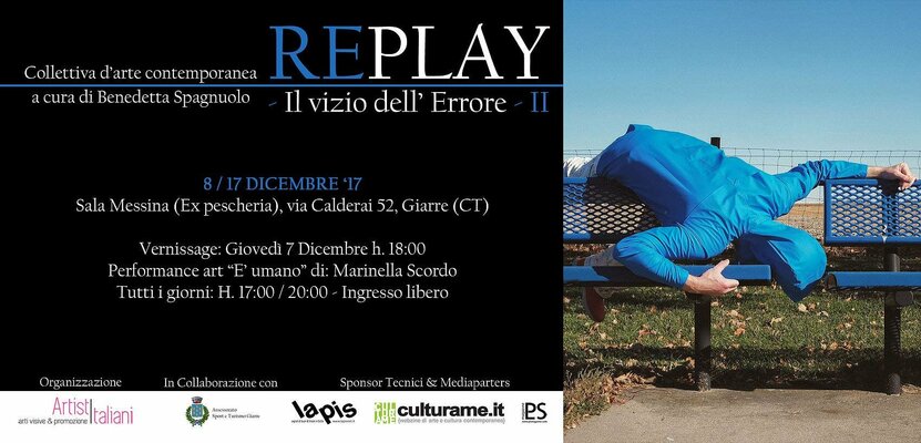 Antonio Lucarelli in the Studio: Mostra Replay - Giarre