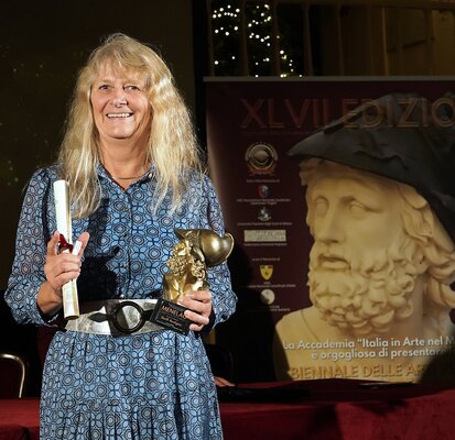 Steffi Rodigas in the Studio: "Menelao"  Internationaler Kunstpreis - Lecce 2022