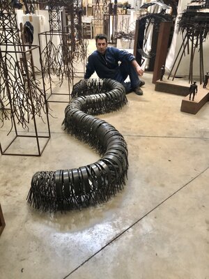 Fernando Suárez Reguera in the Studio