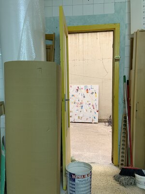 Ángel Celada in the Studio
