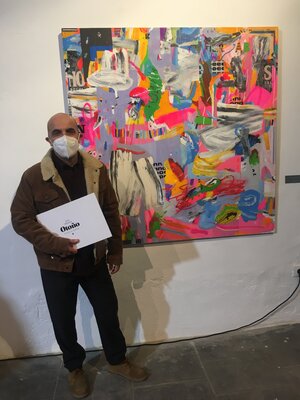 Ángel Celada in the Studio