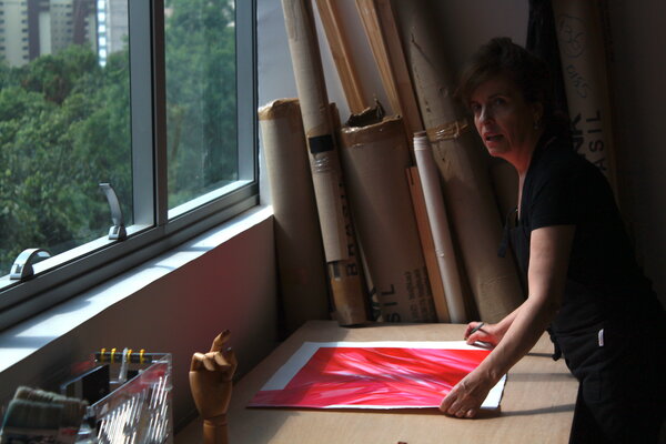 Laura Porcelli in the Studio