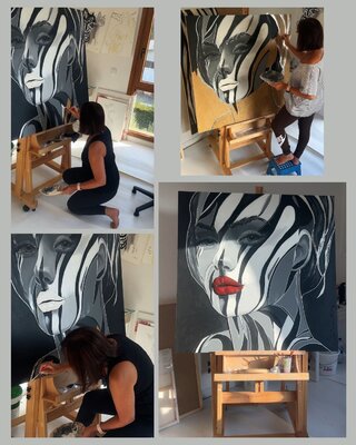 Lana Ritter in the Studio: How Art Happens