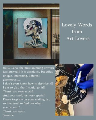 Lana Ritter in the Studio: Love Notes from Art Lovers. Perhaps the next joyful art lover is you