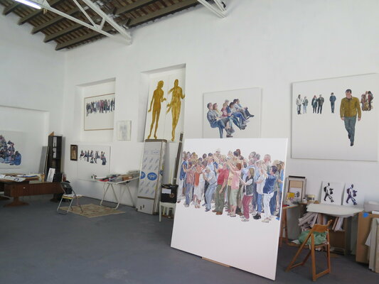 Jesús Manuel Moreno in the Studio