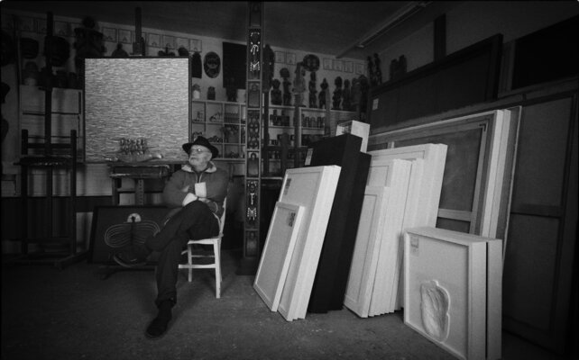 Gastone Cecconello in the Studio