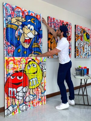 Esteban Vera in the Studio