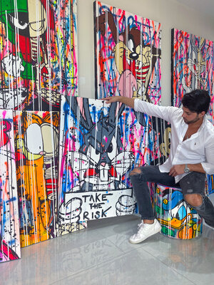 Esteban Vera in the Studio