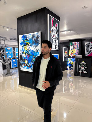Esteban Vera in the Studio
