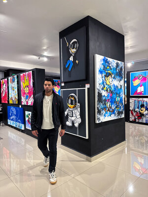 Esteban Vera in the Studio