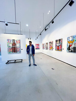 Esteban Vera in the Studio