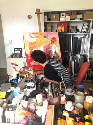 Valérie Depadova im Studio