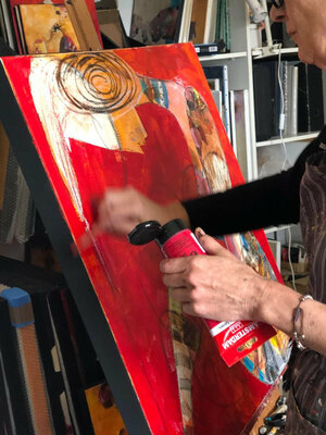 Valérie Depadova im Studio