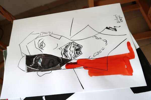 Richard Boigeol in the Studio: ATELIER  Les dessins par Richard Boigeol