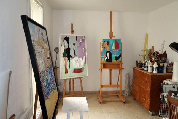 Richard Boigeol in the Studio: ATELIER MARSEILLE