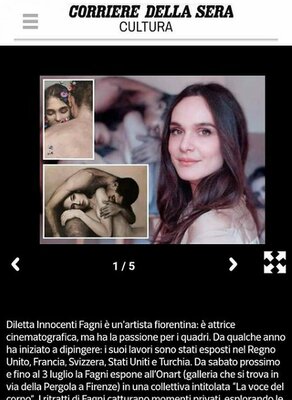 Diletta Innocenti Fagni in the Studio