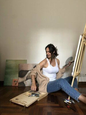 Diletta Innocenti Fagni in the Studio