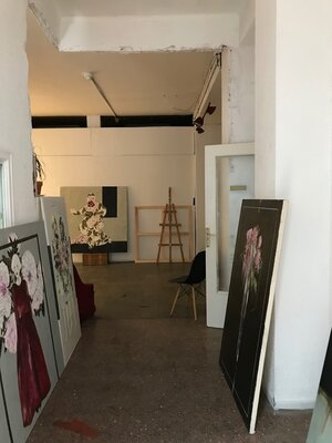 Karenina Fabrizzi in the Studio: Karenina´s Art studio