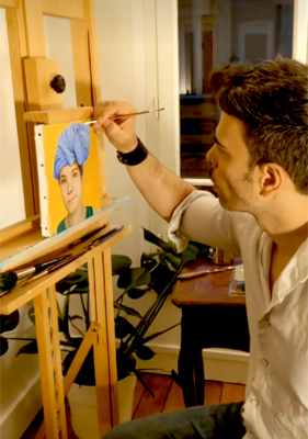 Ezequiel Martinez Llaser in the Studio