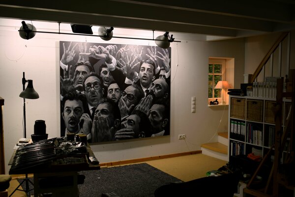 Prof. Gerhard Silber in the Studio