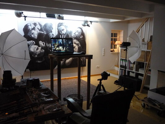 Prof. Gerhard Silber in the Studio