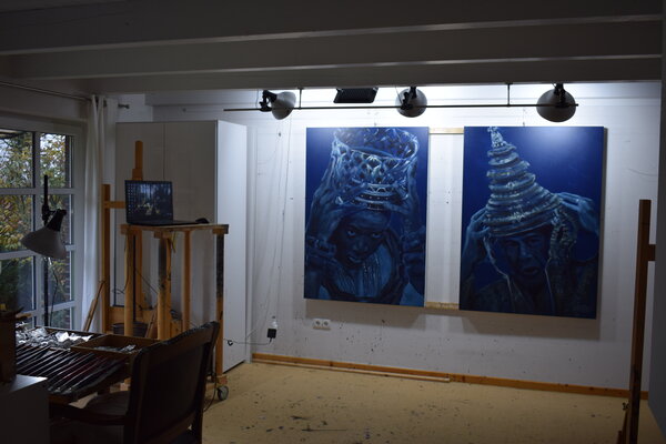 Prof. Gerhard Silber in the Studio