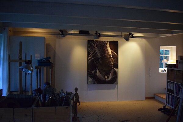 Prof. Gerhard Silber in the Studio