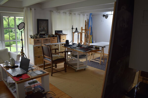 Prof. Gerhard Silber in the Studio