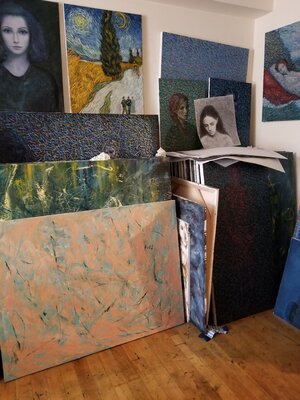 Atom Hovhanesyan in the Studio