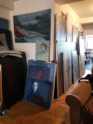 Atom Hovhanesyan in the Studio