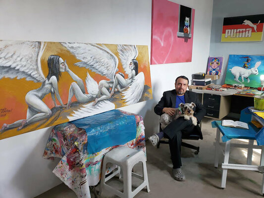 Mario Chumpitazi in the Studio