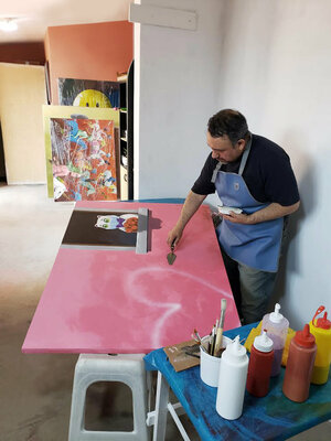 Mario Chumpitazi in the Studio